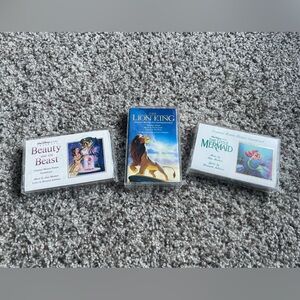 Vintage Disney Cassettes Lot of 3